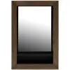 Rivièra Maison Spiegel Met Plankje - Eivissa Mirror Shelf - Bruin -Meubilair Geschäft ad2b9e939f78425c9eaf8f036629b853
