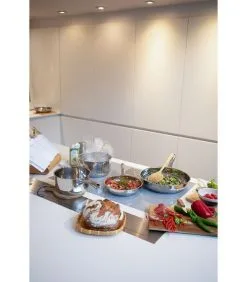 LIVOO Vijfdelige Roestvrijstalen Pannenset -Meubilair Geschäft adf2d16d5946453ca1e6ae67f7f3f423