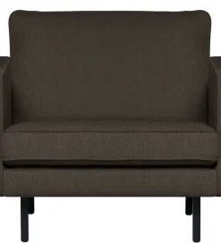 BePureHome Rodeo Fauteuil - Polyester - Warm Bruin - 85x105x86