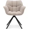 Rivièra Maison Eetkamerstoel Met Armleuning - Carnaby Dining Armchair Mouliné - Linnen - Naturel -Meubilair Geschäft aee4ce54c36f4c27a3dc510971428f1f