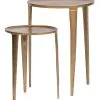 BePureHome Medallion Bijzettafels - Metaal - Antique Brass - Set Van 2 -Meubilair Geschäft af9117f4010441038ba4bb655d7b1148