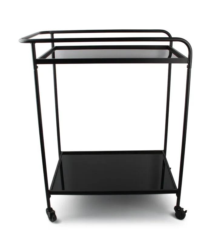 Salt & Pepper Serveerwagen 66x40xH83,5cm 2 Lagen Zwart Bar 3 Salt & Pepper Serveerwagen 66x40xH83,5cm 2 Lagen Zwart Bar