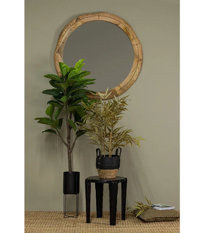 WOOOD Rubberboom Kunstplant 135 Cm - Plastic - Groen - 135x74x55 4 WOOOD Rubberboom Kunstplant 135 Cm - Plastic - Groen - 135x74x55 - Image 2