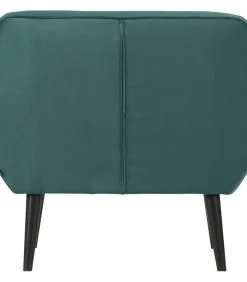 WOOOD Exclusive Rocco Fauteuil - Velvet - Teal - 75x92x81 -Meubilair Geschäft b15763cb56a54022906002271947bc66