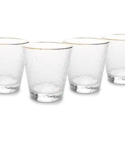 Salt & Pepper Glas 29,5cl Met Gouden Rand Elegance - Set/4 -Meubilair Geschäft b19d15e565a045e5be12d4f1964ecf36