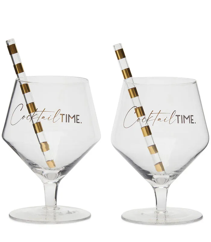 Rivièra Maison Cocktailglas Cocktail Time Transparant - 600ML - 2 Stuks 3 Rivièra Maison Cocktailglas Cocktail Time Transparant - 600ML - 2 Stuks