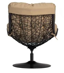 WOOOD Exclusive Draaifauteuil Buiten Vive - Rattan - Zand/Zwart - 37x63x46 9 WOOOD Exclusive Draaifauteuil Buiten Vive - Rattan - Zand/Zwart - 37x63x46 -Meubilair Geschäft b27e23659d1c4ccb8069a699bad64818