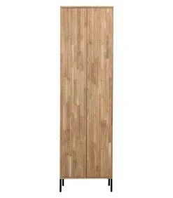 WOOOD Exclusive Exclusive New Gravure Hoge Kast - Eiken - Naturel - 210x60x42