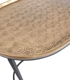 BePureHome Embrace Bijzettafel - Metaal - Antique Brass - Set Van 2 -Meubilair Geschäft b340aeee7b964debbd7c9b44d43b6c76