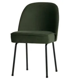 BePureHome Vogue Eetkamerstoel - Fluweel - Onyx - Set Van 2 -Meubilair Geschäft b380f6f8ff914e4c988d62986c78bb22