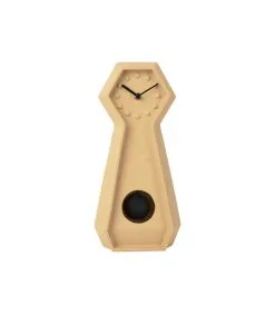 Karlsson Tafelklok Genuine - Latte Bruin - 34x9,4x16cm