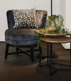 Atmooz Thor (set Van 2) - Bijzettafel - Antique Bras