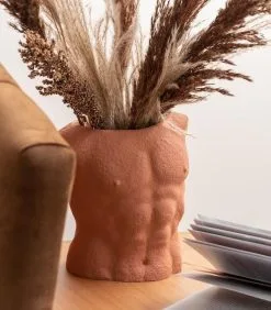 PRESENT TIME Bloempot Male - Oranje - 12x19,5x20,5 Cm -Meubilair Geschäft b5908b8d1dc84780ae79d0c0572c7f58