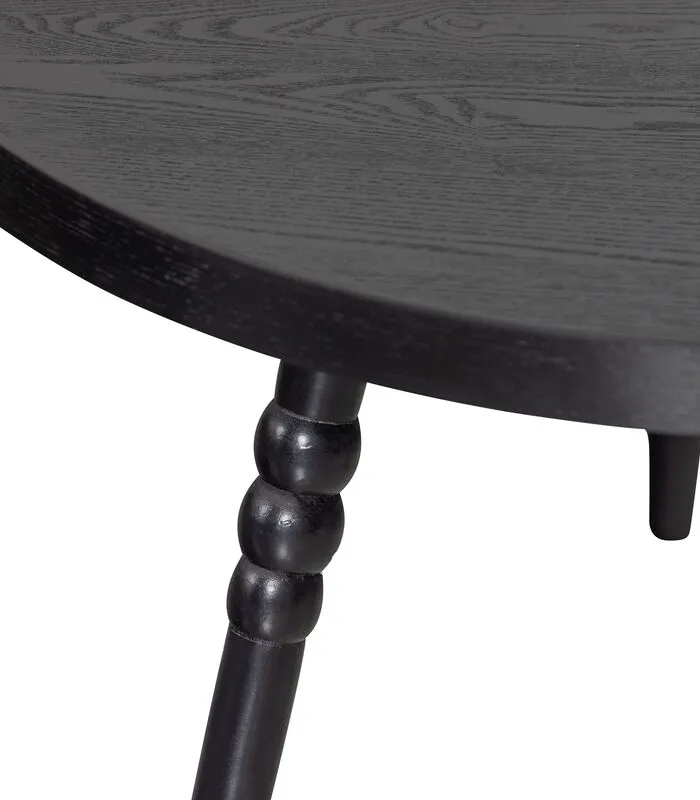 WOOOD Exclusive Exclusive Ponto Bijzettafel - Hout - Zwart - 45x55x55 5 WOOOD Exclusive Exclusive Ponto Bijzettafel - Hout - Zwart - 45x55x55 - Image 3