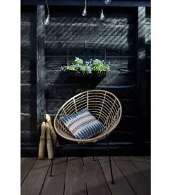 WOOOD Loungestoel Buiten Jane - PE/Metaal - Naturel - 88x72x81 -Meubilair Geschäft b71d14df47b844d6a47d4be41b7ba192