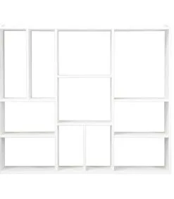 VTwonen Letterbak XL - Grenen - Wit - 94x110x20