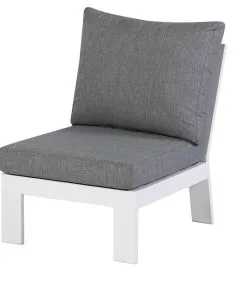 Exotan 1-Zits Element Buiten Valerie - Aluminium - Wit - 80x64x84