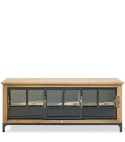 Rivièra Maison TV Kast Meubel - The Hoxton Flatscreen Dresser - Zwart