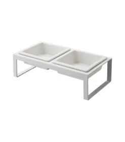 Yamazaki Voerbak Voor Huisdieren Wit