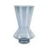 PRESENT TIME Vaas Glow - Glas Donkerblauw - Large - 17x28cm -Meubilair Geschäft b79866ad68d248399123a618fc1f364a