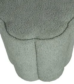 WOOOD OLLIE POEF BOUCLÉ AQUA -Meubilair Geschäft b79c32262c364405a303fa7b1545de23