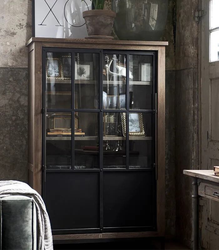 Rivièra Maison Buffetkast - Kast - The Hoxton Cabinet Low - Zwart 4 Rivièra Maison Buffetkast - Kast - The Hoxton Cabinet Low - Zwart - Image 2