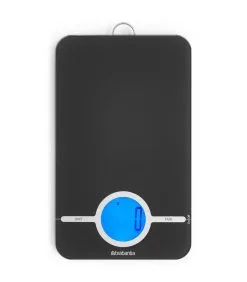 Brabantia Tasty+ Keukenweegschaal Op Batterijen - Dark Grey
