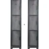 WOOOD Cas Lockerkast 3-Deurs - Metaal - Zwart - Set Van 2 2 WOOOD Cas Lockerkast 3-Deurs - Metaal - Zwart - Set Van 2 -Meubilair Geschäft b8e88ebdb97c4e26898a2bc5250c376c