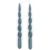 Rivièra Maison Gedraaide Kaarsen - Swirl Kaarsen - Twisted Candles - Blauw - 2 Stuks - 30 Cm -Meubilair Geschäft b93126b023c54fe79b2d56cb1489d7c7