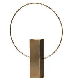 BePureHome Ring Vaas - Metaal - Antique Brass - 40x31x6 -Meubilair Geschäft b941bba940d545b2b3b12cae59f58f52