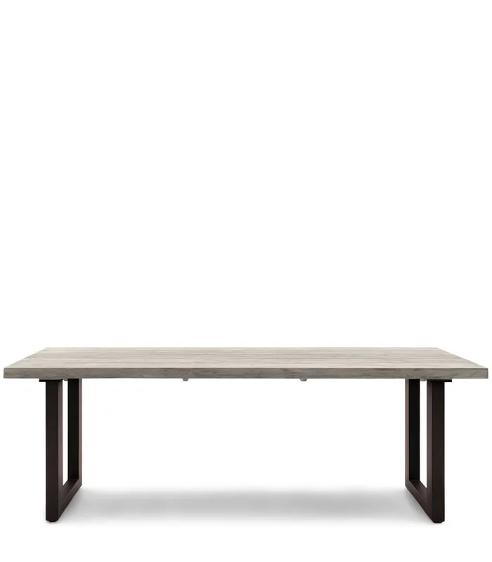 Rivièra Maison Tuintafel Hout - Bondi Beach Outdoor Dining Table - 220x100 Cm - Grijs 4 Rivièra Maison Tuintafel Hout - Bondi Beach Outdoor Dining Table - 220x100 Cm - Grijs - Image 2