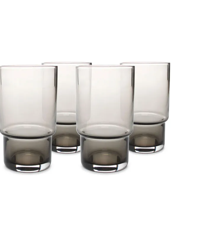 Salt & Pepper Glas 35cl Smoked Secrets - Set/4 4 Salt & Pepper Glas 35cl Smoked Secrets - Set/4 - Image 2