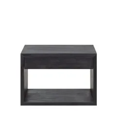 WOODEK Zwevend Nachtkastje HUGO Met Brede Lade In Berkenhout