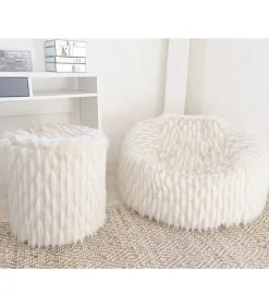 MX HOME Poef In Wit Imitatiebont -Meubilair Geschäft b9dbc4ca8b5546eeb7a63c345ad9a404 1