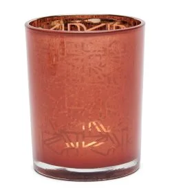 Rivièra Maison Waxinelichthouder Glas, Theelichthouder Patroon - Linquenda - Rood