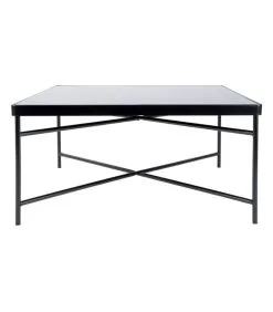 Leitmotiv Salontafel Smooth - Large - Vierkant Mat Zwart - 80x80x40cm