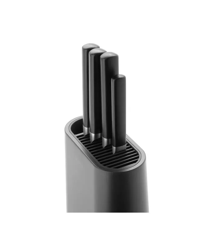 Brabantia Profile Messenblok Met Keukengerei Houder - Dark Grey 4 Brabantia Profile Messenblok Met Keukengerei Houder - Dark Grey - Image 2