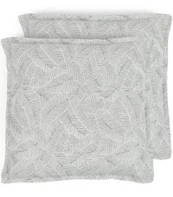 Rivièra Maison Bellagio Outdoor Box Cushion 50x50 Set Of 2,chanvre Botanique,argenté