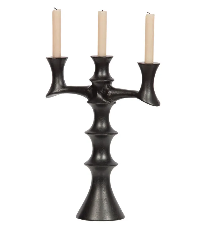 WOOOD Exclusive Exclusive Finn Kaarsenstandaard - Metaal - Zwart - 40x34x12 6 WOOOD Exclusive Exclusive Finn Kaarsenstandaard - Metaal - Zwart - 40x34x12 - Image 4
