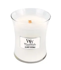 WoodWick Kaars Island Coconut Medium Kaars