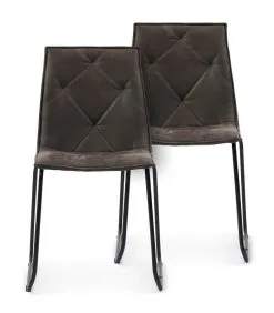 Rivièra Maison Eetkamerstoelen Set Van 2 - Venice Park Stackable Chair - Bruin