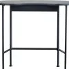 WOOOD Belle Bureau - Grenen/Metaal - Zwart - 75x90x42