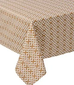 Alexandre Turpault Tribu - Vlekwerend Tafellaken In Katoen Satijn Met Print