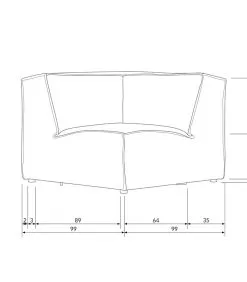 BASICLABEL Silvijn Hoekelement - Bouclé - Turtle - 74x99x99 9 BASICLABEL Silvijn Hoekelement - Bouclé - Turtle - 74x99x99 -Meubilair Geschäft bde60d8eb4a24c26b1d8c1aa93b5e0df
