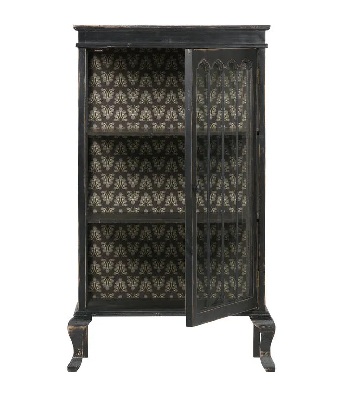 BePureHome Odd Vitrinekast - Hout - Zwart - 114x67.5x39 5 BePureHome Odd Vitrinekast - Hout - Zwart - 114x67.5x39 - Image 3