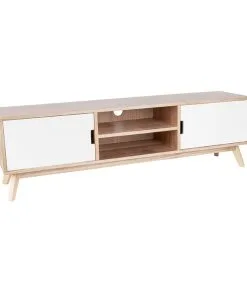 Leitmotiv Televisiekast Snap Wood - Met 2 Deuren -150x36x45cm -Meubilair Geschäft bff22b7a272f4f7c80499b94d1064eed