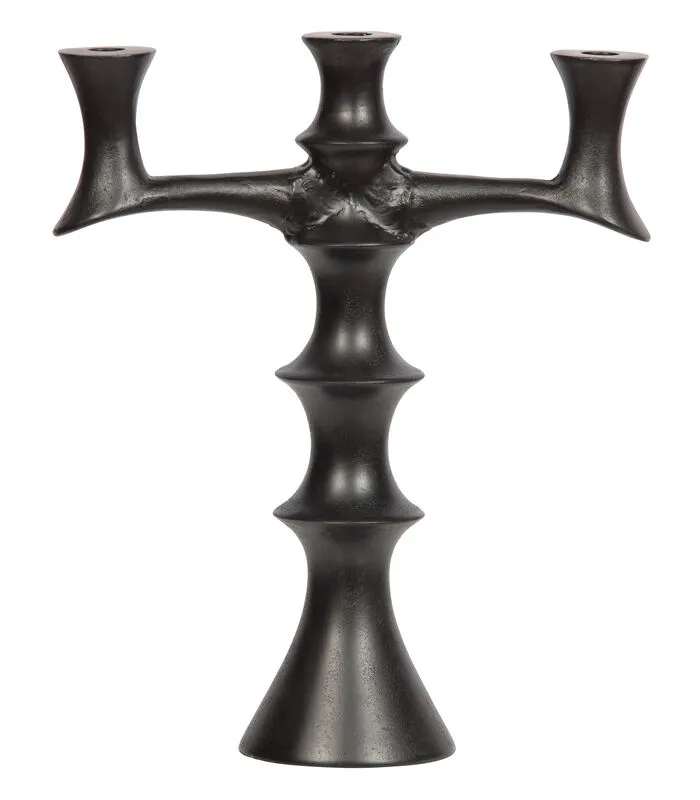 WOOOD Exclusive Exclusive Finn Kaarsenstandaard - Metaal - Zwart - 40x34x12 3 WOOOD Exclusive Exclusive Finn Kaarsenstandaard - Metaal - Zwart - 40x34x12