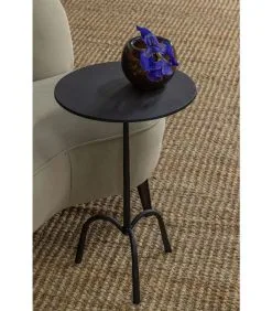 WOOOD Trey Bijzettafel - Metaal - Zwart - 60x38x38 -Meubilair Geschäft c05fd216f2b04caeaea60d31e940f5b7