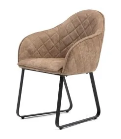 Rivièra Maison Eetkamerstoel Met Armleuning - Ritz Armchair - Bruin -Meubilair Geschäft c2059680055a45fc80919e2dd189ea5f