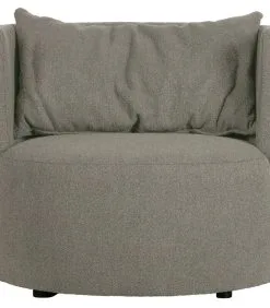 VTwonen Explore Fauteuil - Boucle - Grijs - 81x96x92